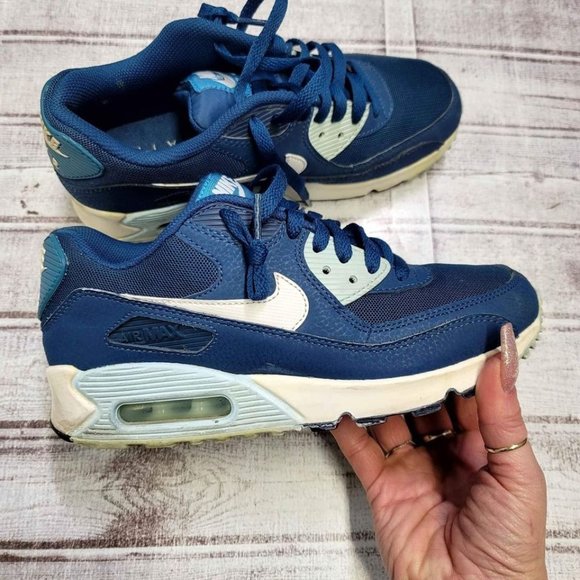 Nike Shoes - Nikes air max 90 essential blue Air Force ice cube